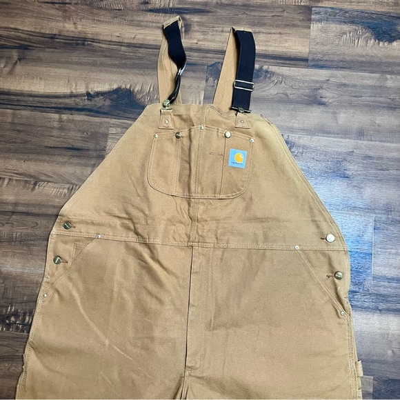 •NEW• Carhartt Duck Bib Canvas Overalls Size 50x30 - Picture 10 of 10